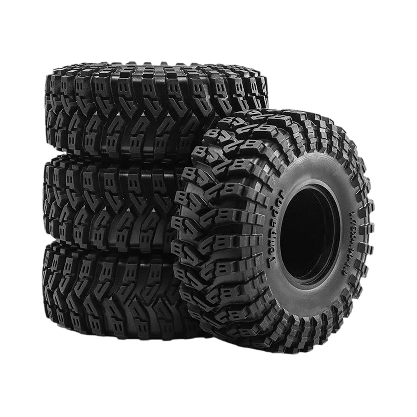 【未使用】1/10 RC クローラー用 1.9インチ タイヤ & ホイール 4本 Amazon | T Tooyful 4ピース 1.9インチ RCクローラータイヤ ホイール