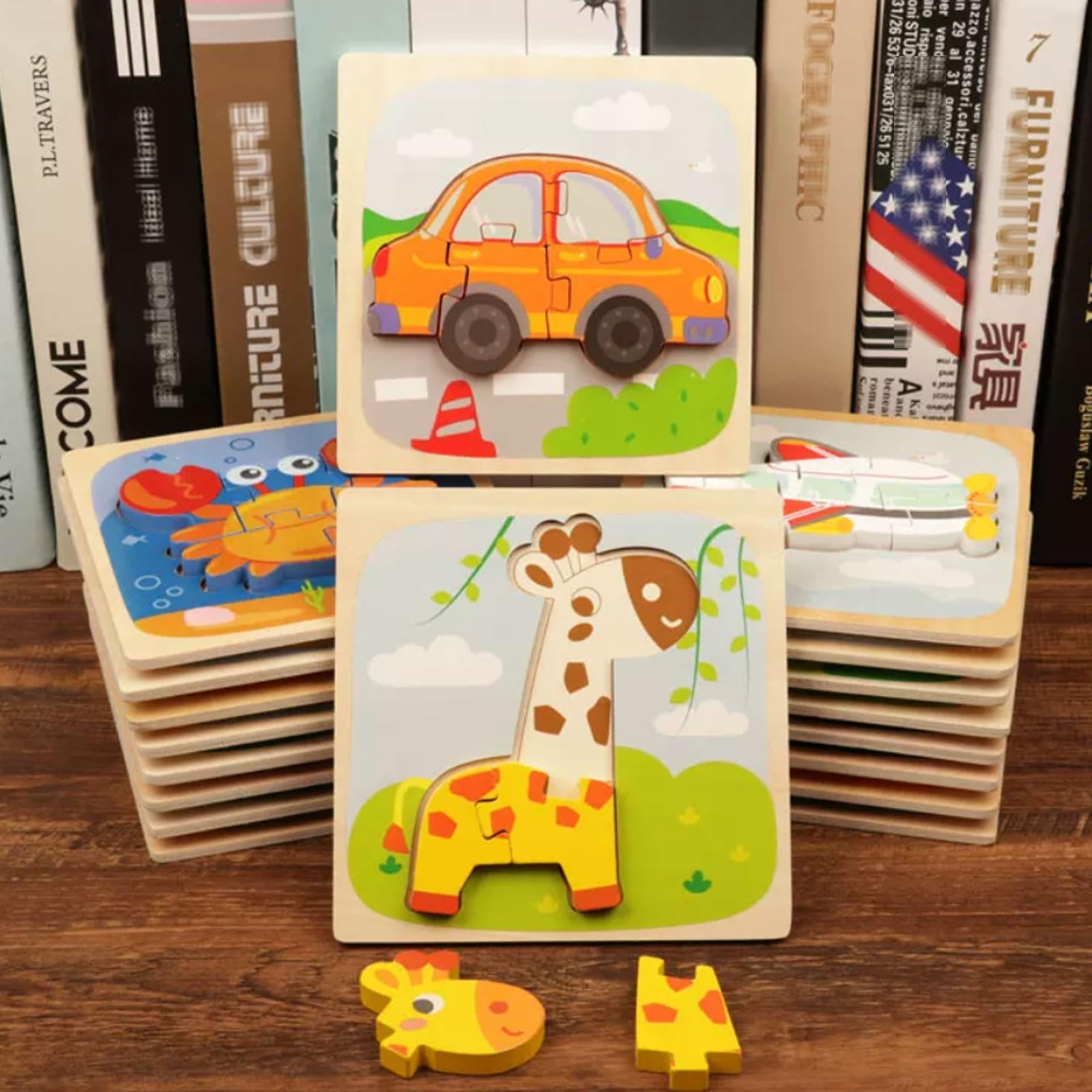 Montessori Holze 3D-Puzzles