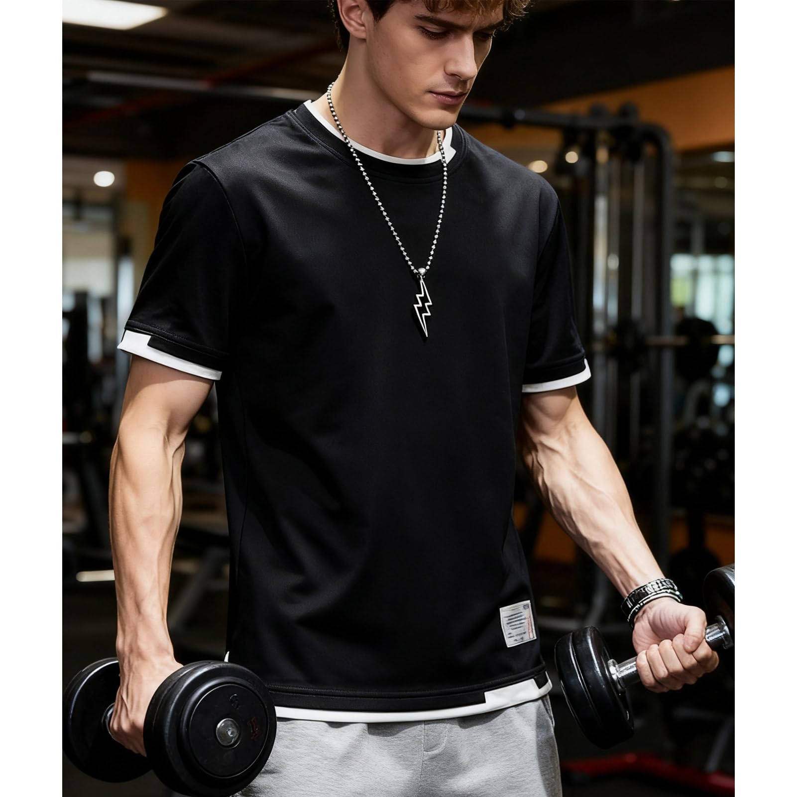 Pack de 3 Camisetas Hombre Manga Corta Cuello Redondo