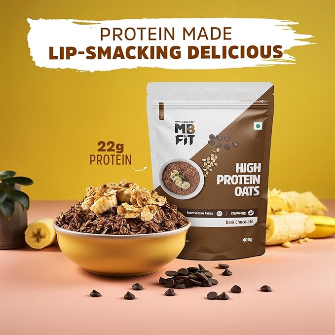Avena Proteica, Chocolate Oscuro, 400 g, 22 g de Proteína miniatura 2