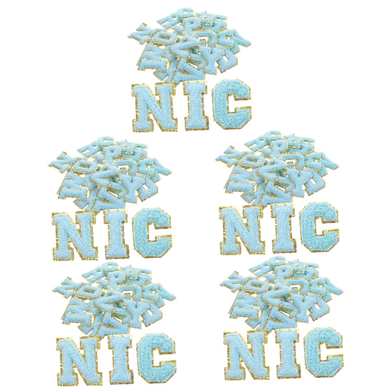 jojofuny 5 Set Toppe Decorative Ricamate Set Per Cucito E Riparazioni Abbigliamento Per Decorare Borse E Scarpe Facili Da Applicare E Resistenti 26 Pezzi*5