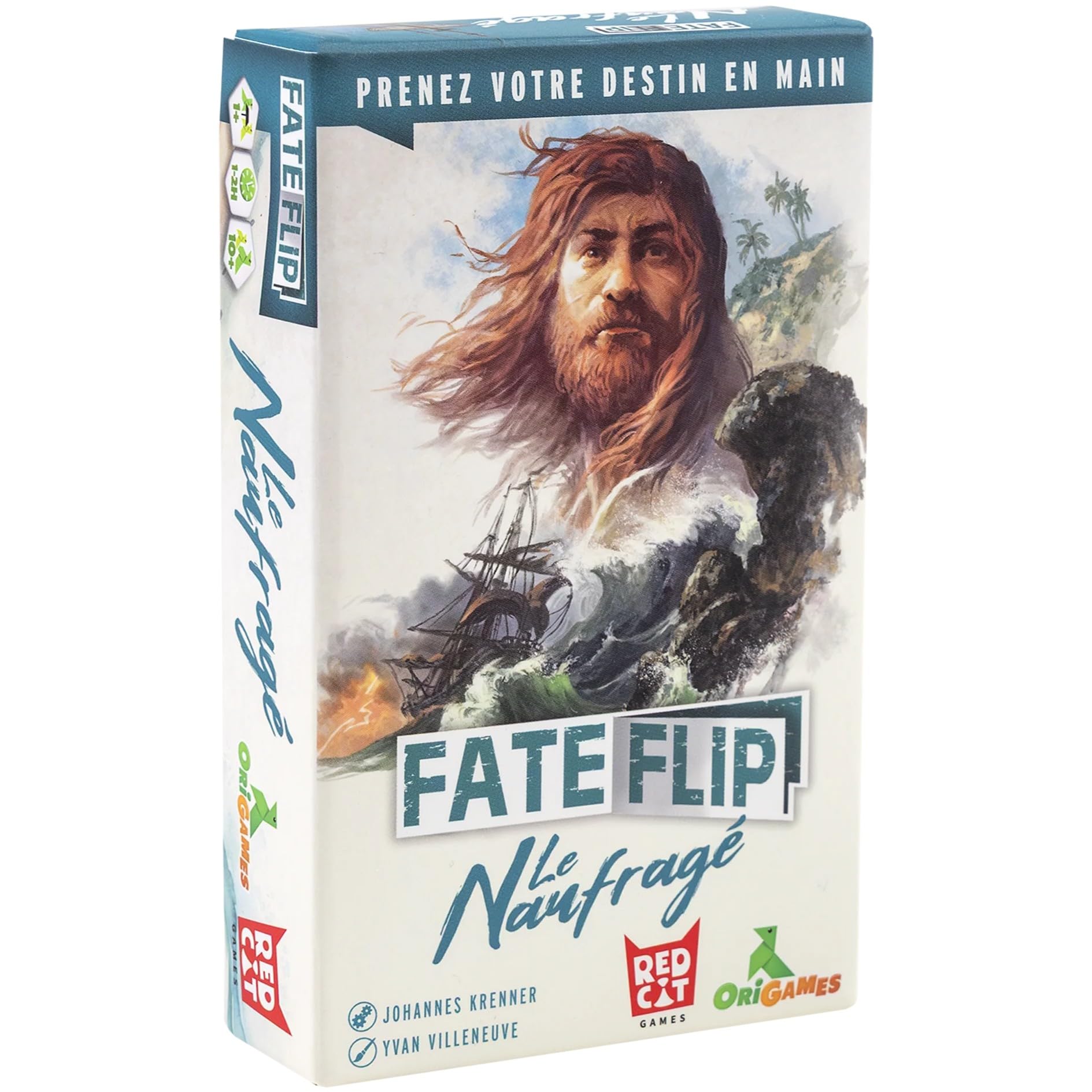 Fate Flip – Le Naufragé – Jeu de société – Version Française