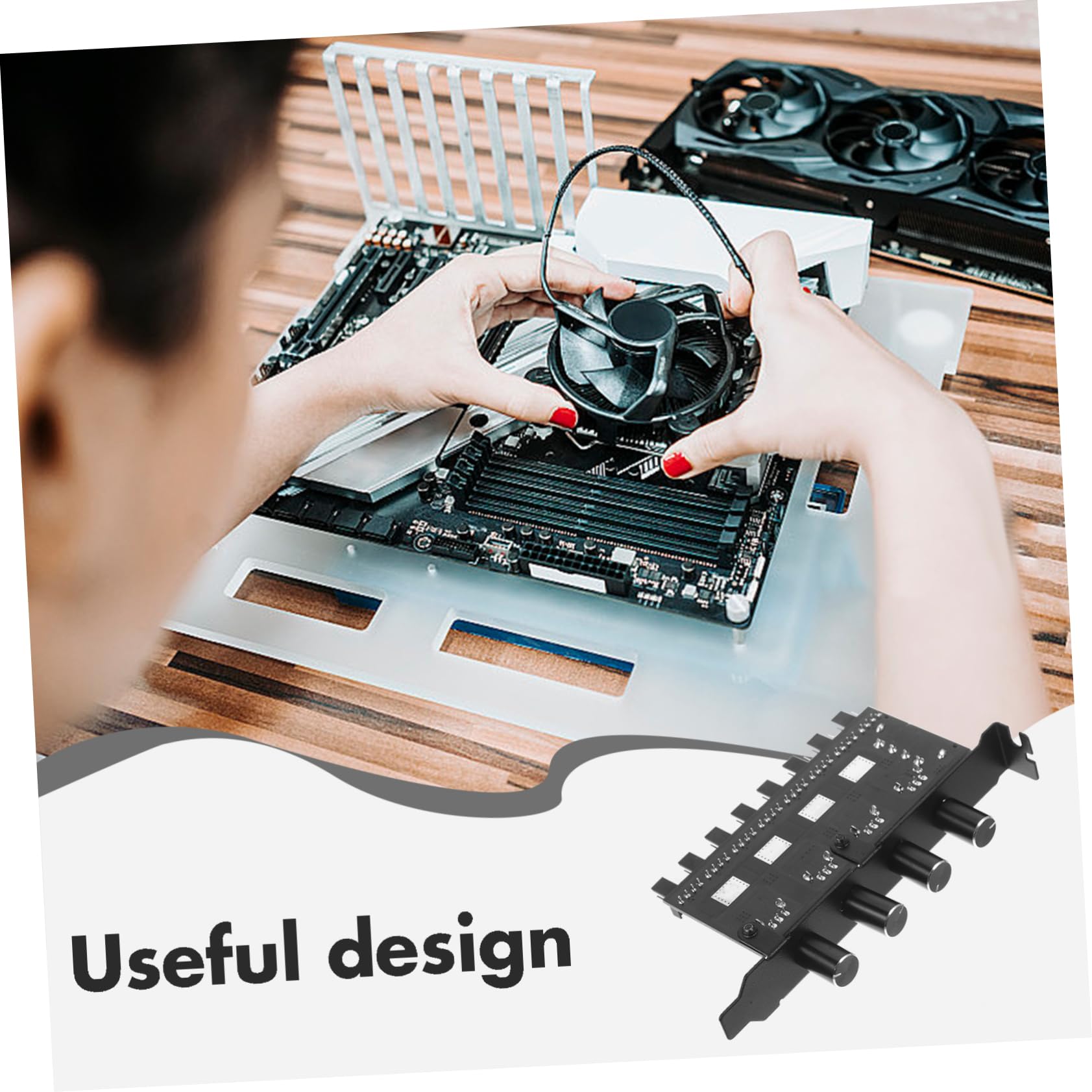 Healeved 4stücke Pc Kühlventilator Hub Pin Adapter Computer Erweiterung Leiser Fan Controller Mit Geschwindigkeitsregelung Fach Steuerung Für Pc Kühlung Und Bürobedarf