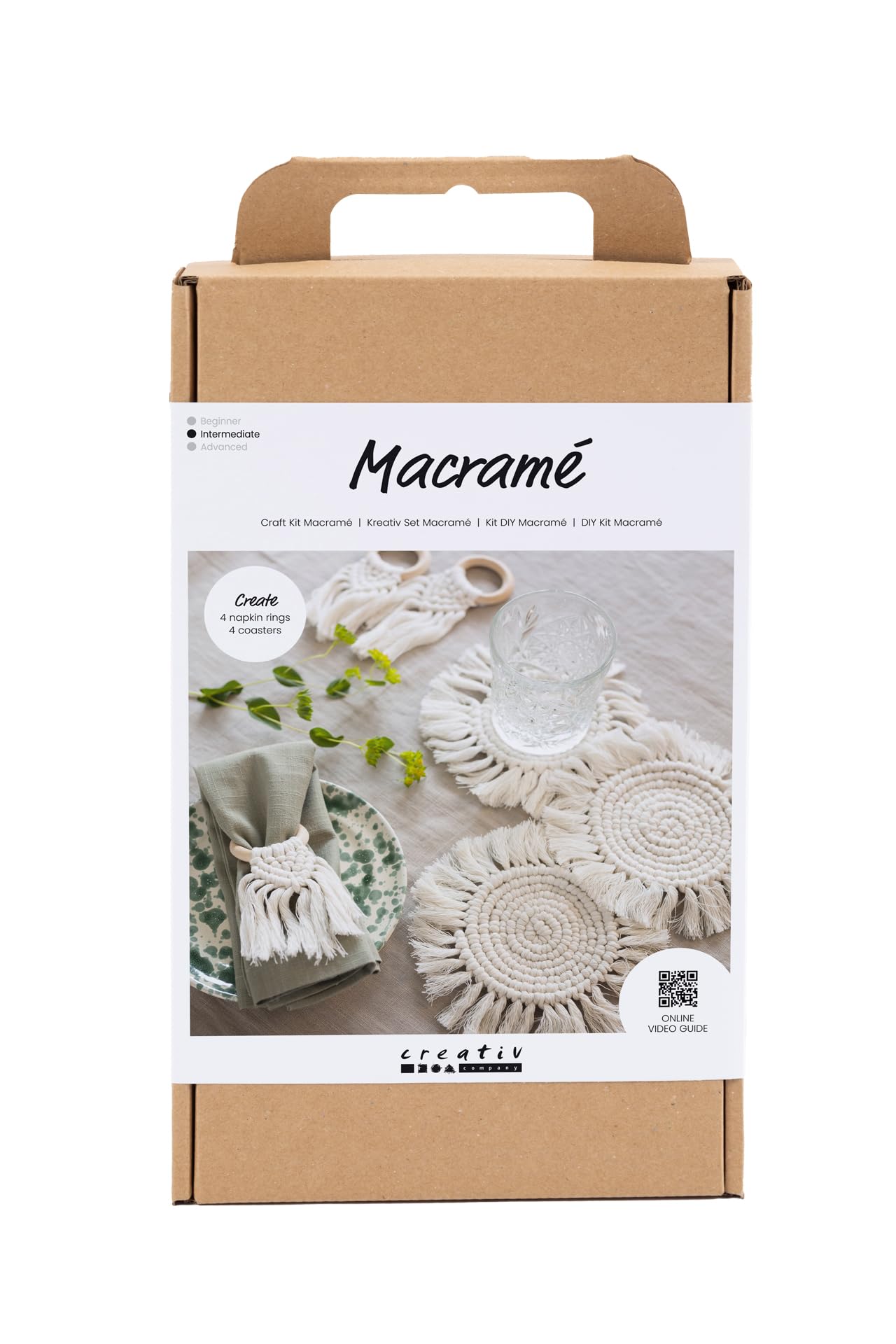 CreativCraft Set Macrame Natural Table Decoration 1 Pack