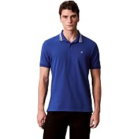 Calvin Klein SS Monogram Pique Tipped Polo Lv04Rc276G, Polo