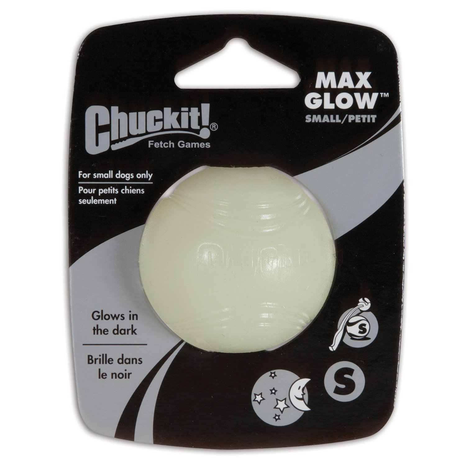 Chuckit Max Glow Ball Small Ball - 2" Diameter (7 Pack)