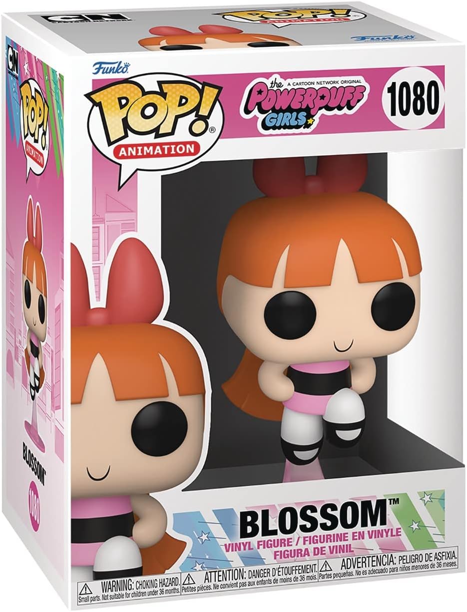 Funko Powerpuff Girls - Blossom Pop! Vinyl Figure (Bundled with Compatible Box Protector Case), Multicolored, 3.75 inches