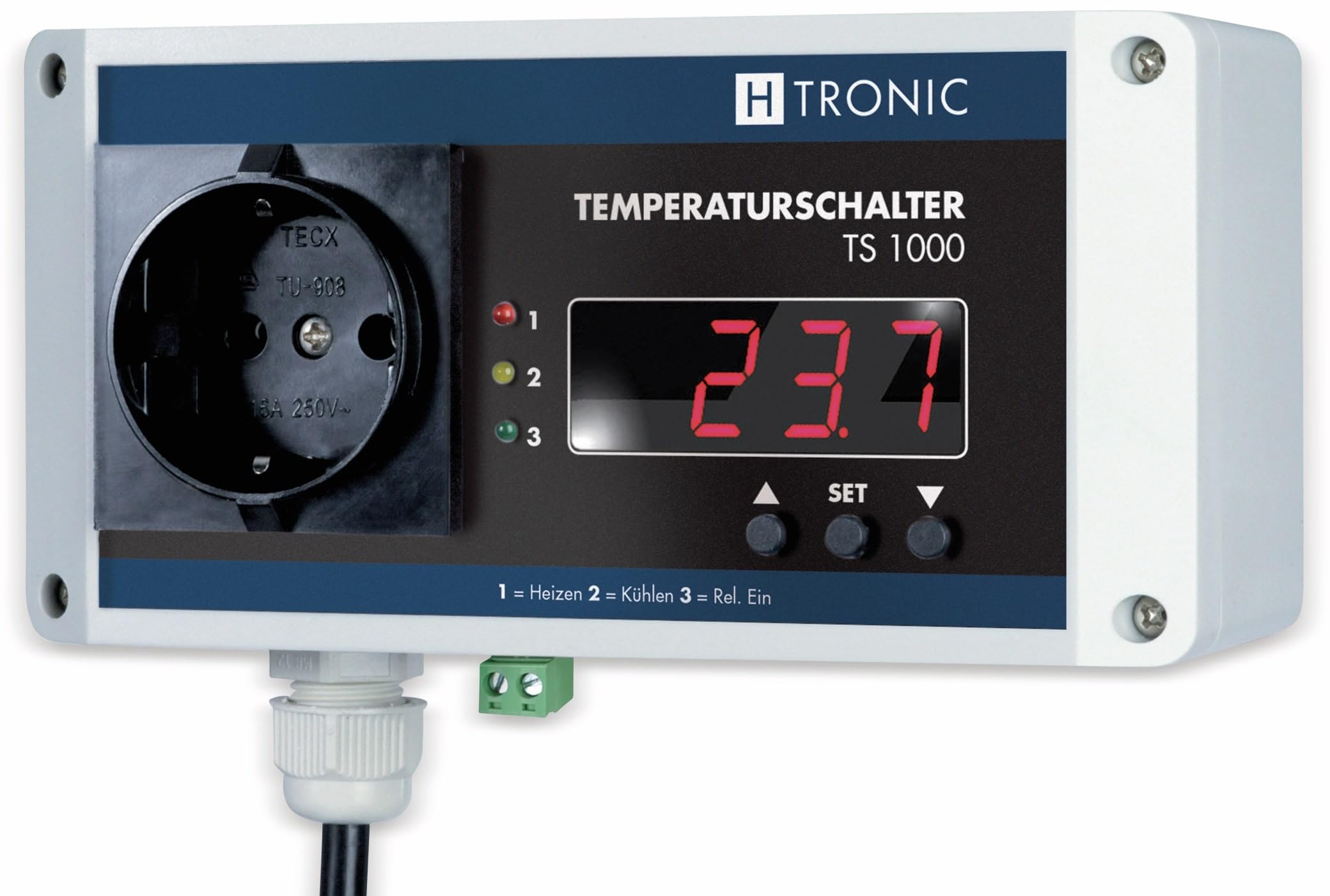 H-Tronic TS 1000 Temperaturschalter -55 bis 850 °C, 3000 W