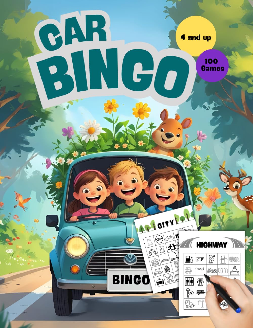 Road-trip Bingo: Car Bingo for Kids