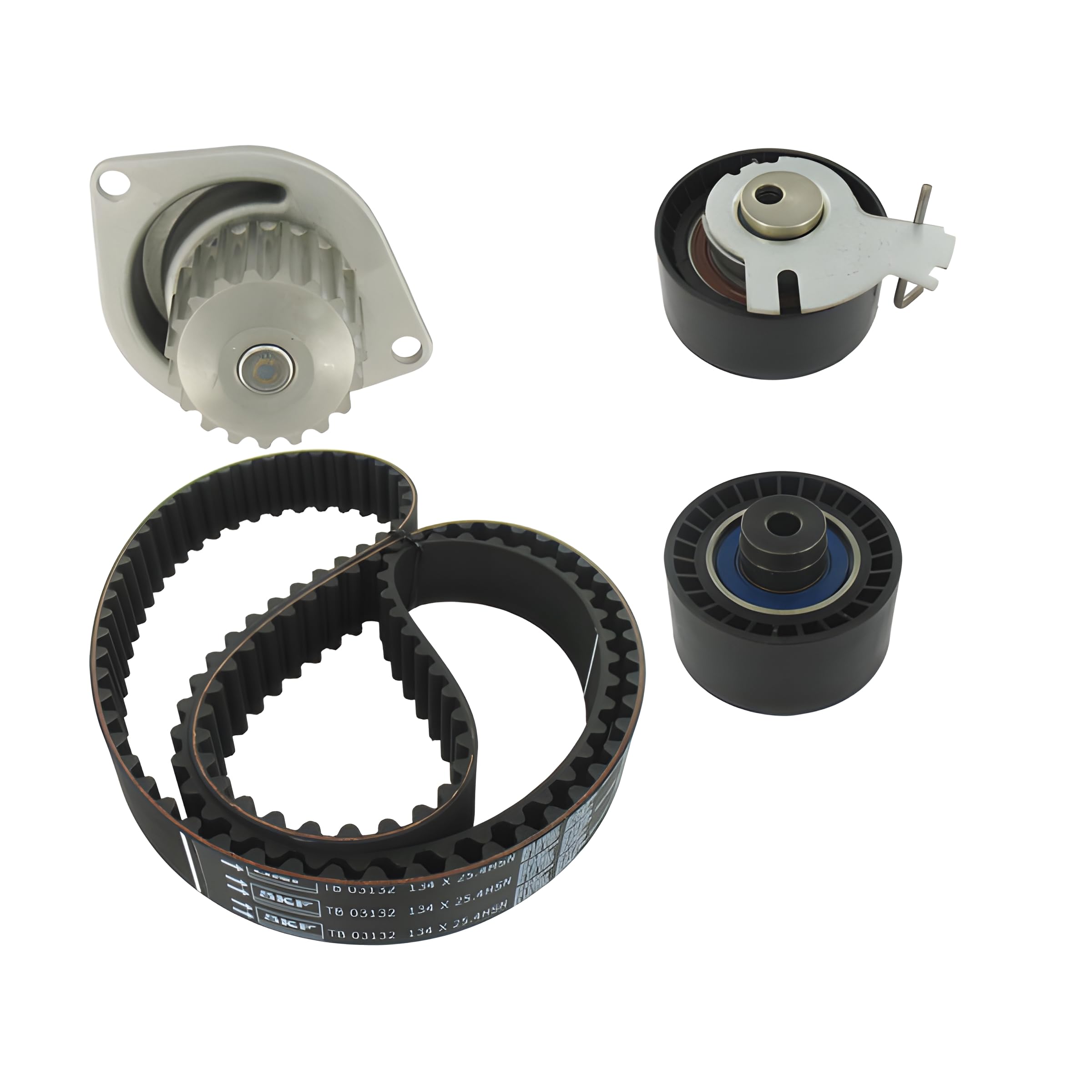 SKF Wasserpumpe und Zahnriemensatz VKMC 03256 Höhe 171 mm Länge 271 mm Breite 142 mm - OE-Qualität