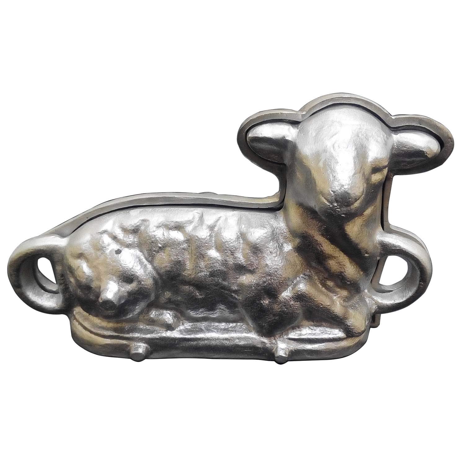 Molde de aluminio fundido 3D pesado de la torta de la oveja del cordero de Pascua para hornear el chocolate