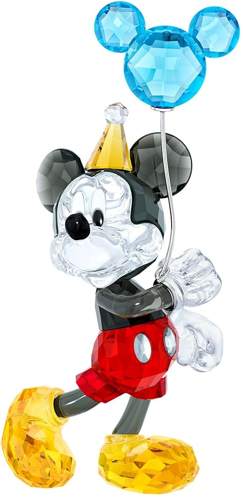 Swarovski micky mouse statuetta in cristallo multicolore 5376416