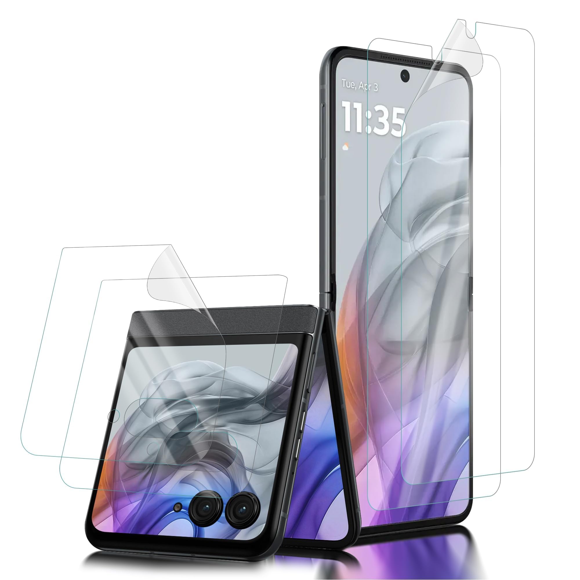 Amazon | Newzerol 【2セット総計4枚】 For Motorola Razr 60/60d/60s