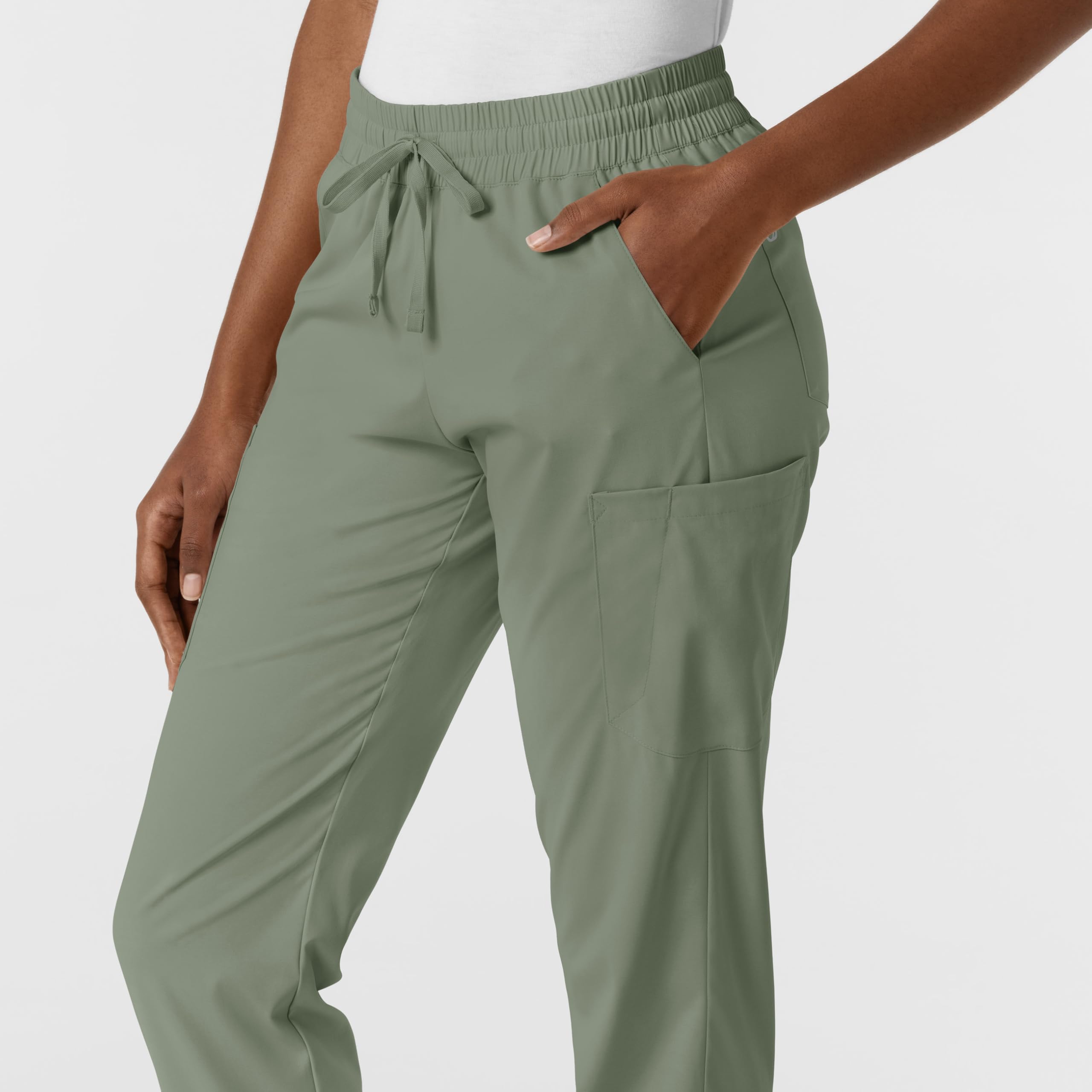 WonderWink Pantalón deportivo para mujer, Salvia, X-Large