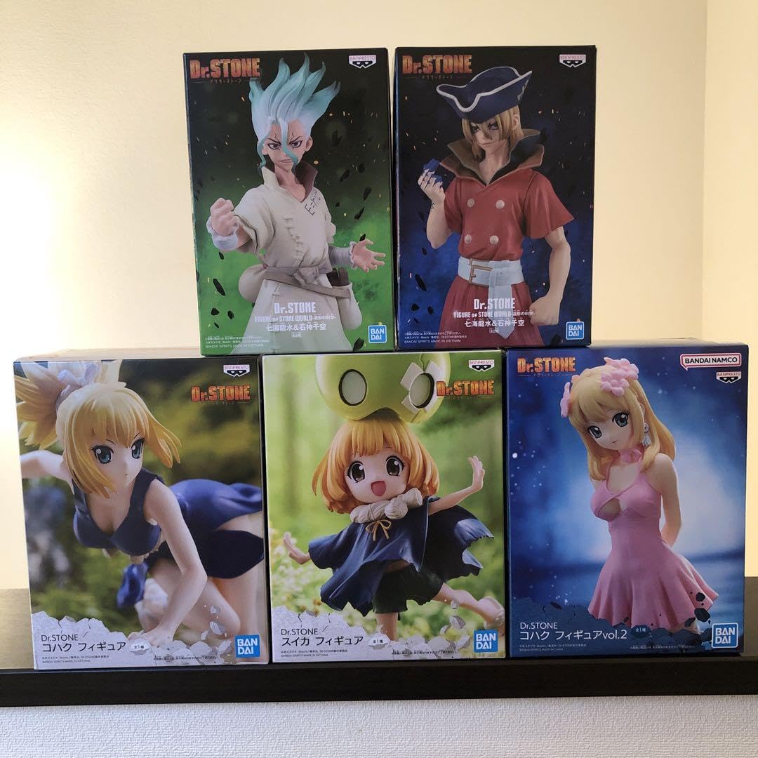 Dr.STONE フィギュア　5体セット Amazon.co.jp: dr.stone フィギュア5体セット : おもちゃ