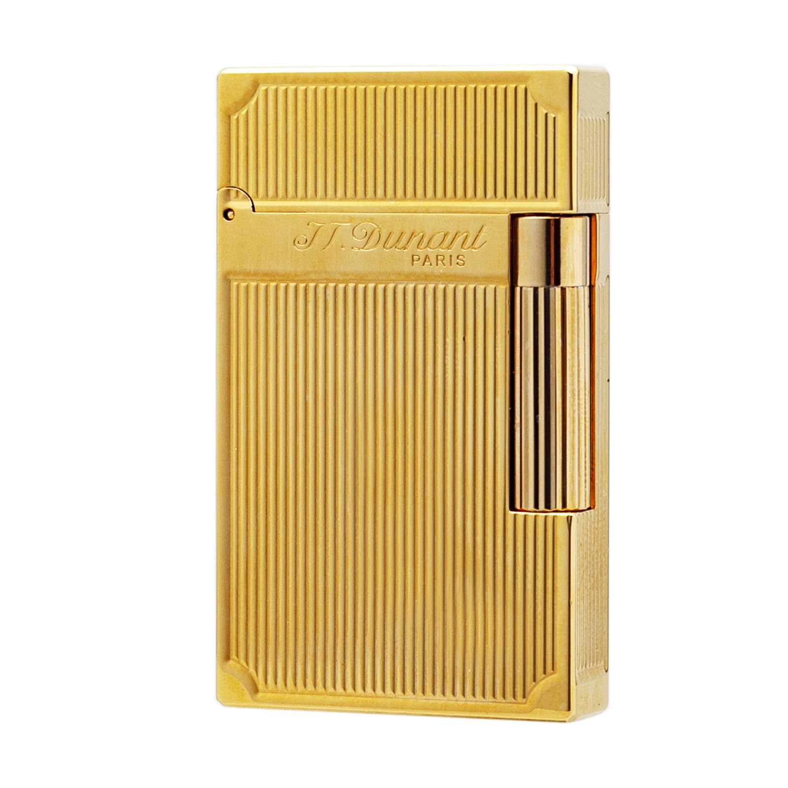 Arabesque Lines Lighter Cling Sound Adjustable Soft Flame Gift for Men Dad Boyfriend Husband Gold