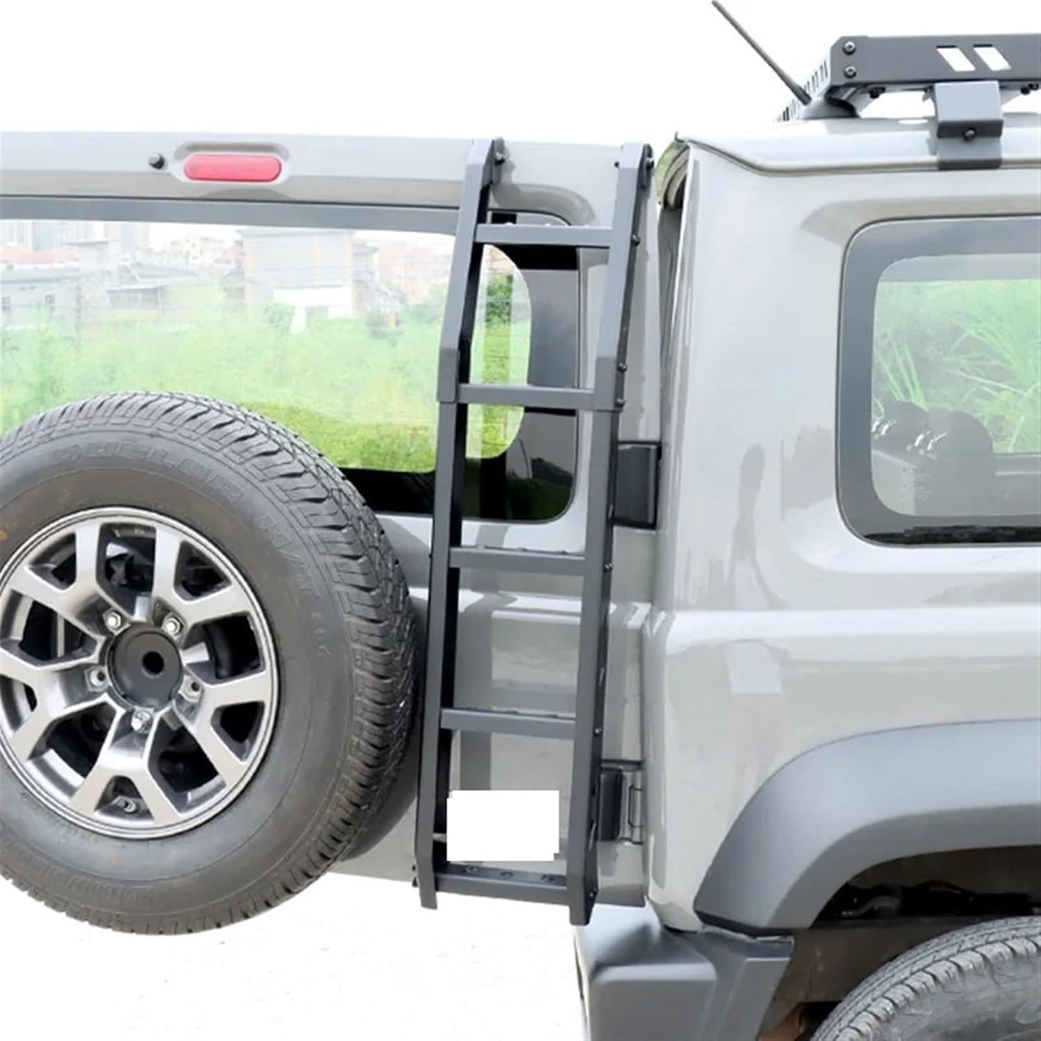 Archaic Échelle de hayon pour Suzuki Jimny Sierra JB64 JB74 2019-2024,Échelle de Queue échelle de Cross-Country pour Jimny gl,pédale d'escalade Pliable