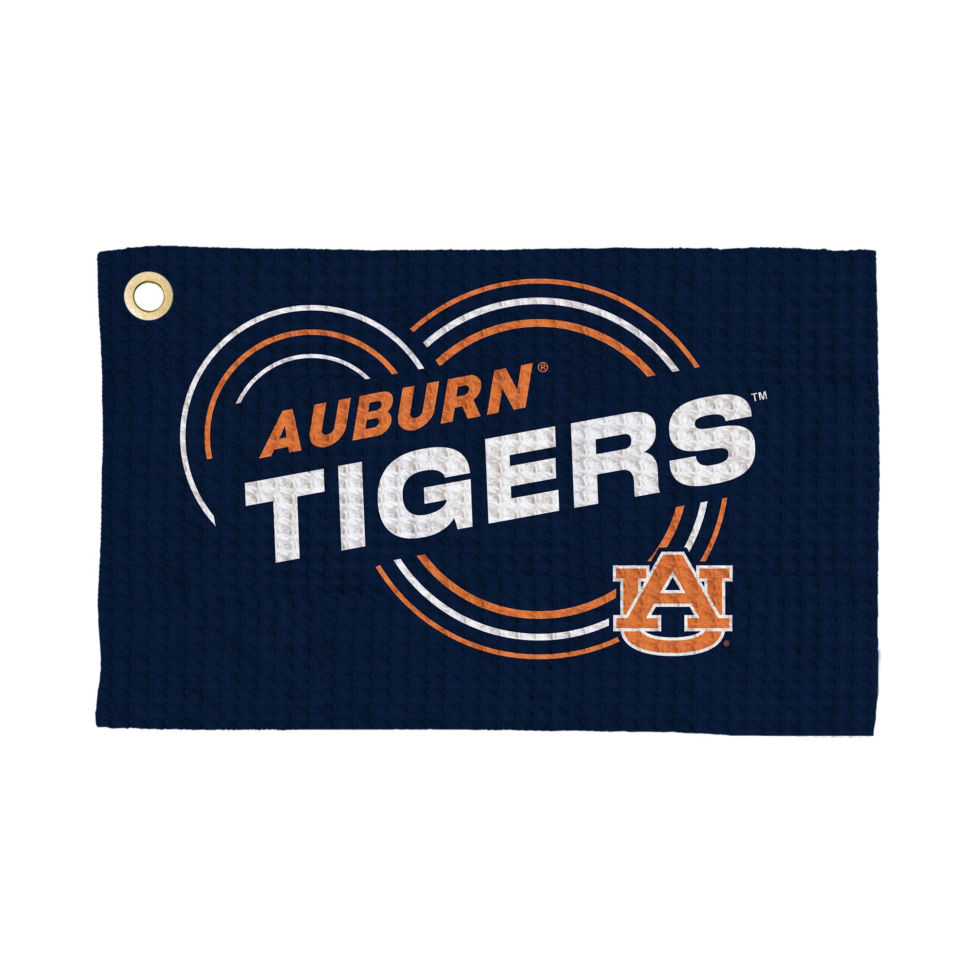 Auburn University Tigers NCAA Droplets Waffle Fan Towel 16x25 inches