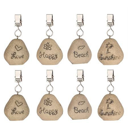 Tischdeckenbeschwerer Melone 8er Set - Bunte Tischgewichte Für Gartenparty & Balkon