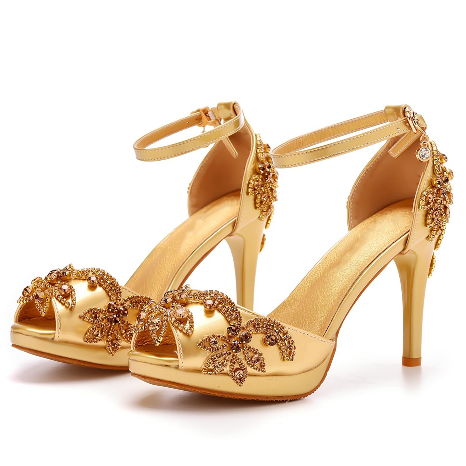 gold dress white heels VINTAGE VERSACE (RARE) Dress Size: No size tags, fits like XS/S main image 1