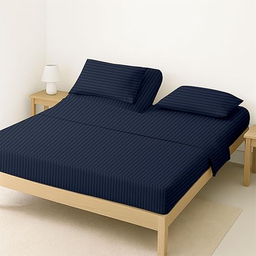 Juego de sábanas Flex Top Split King para camas ajustables, sábanas de algodón, sábanas de número de sueño Split King, juego de sábanas de 4 piezas,