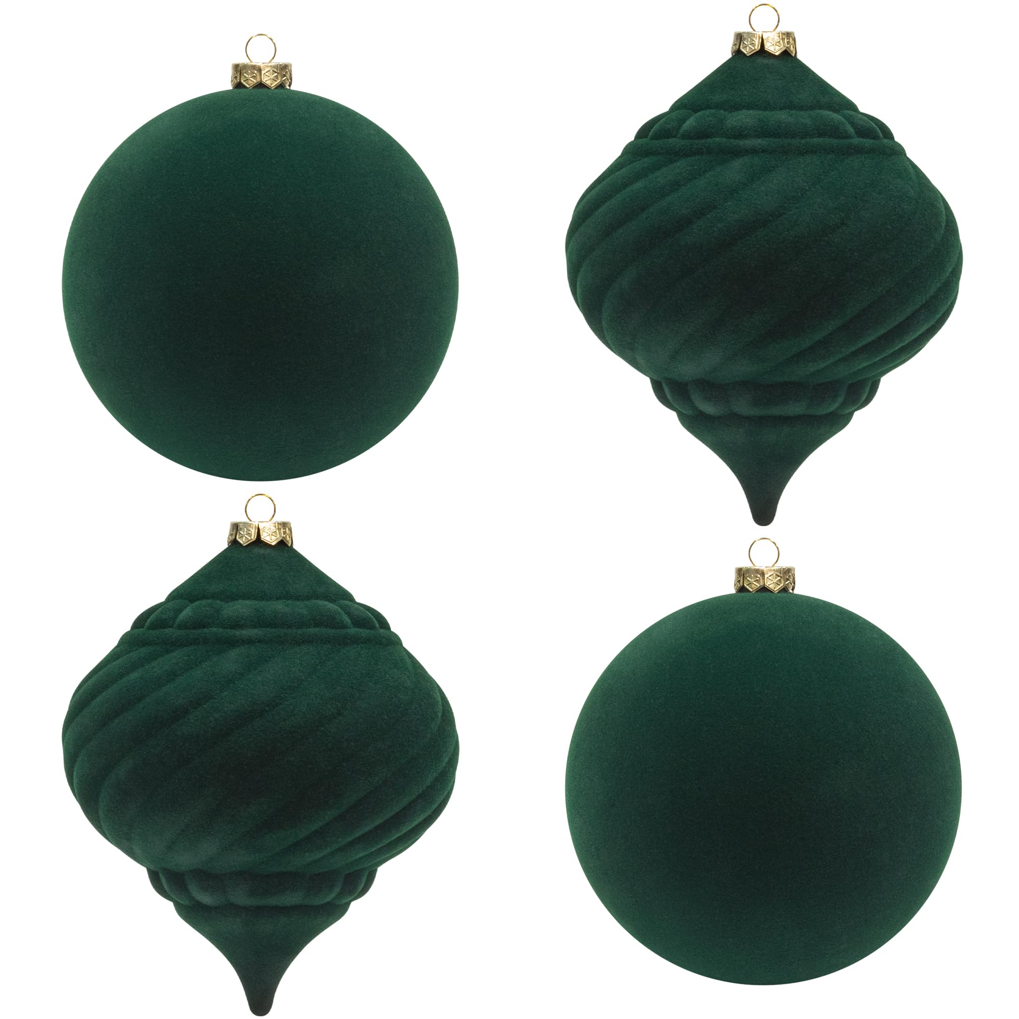 Lanpn 12 Pz 10cm Palle di Natale Grandi, Palline Natalizie Giganti All'aperto, Palle Retrò di Albero Natale con Rilievo Motivi, Decorazioni Palline Infrangibili per Cortile Terrazza, Bianco & Argento