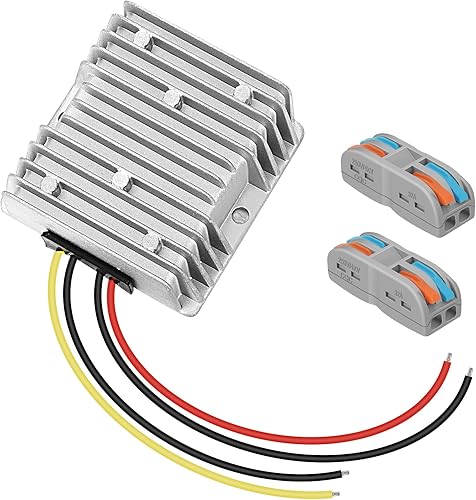 DC 24V 48V 36V a 12V 15A 180W convertidor reductor de voltaje carrito de golf reductor de voltaje transformador de Buck impermeable (entradas CC