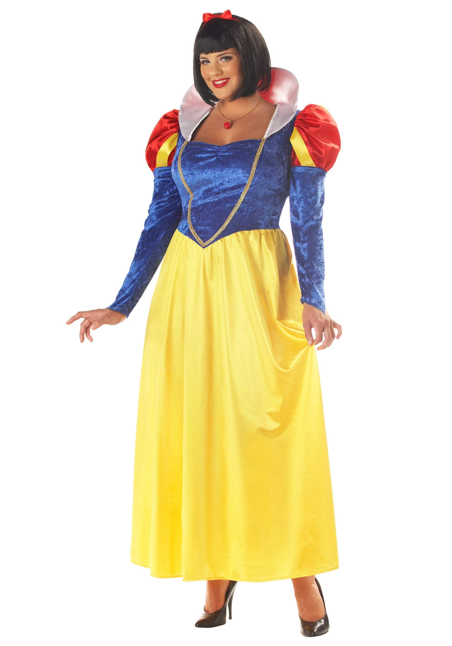 Disfraz de Blancanieves para mujer talla grande