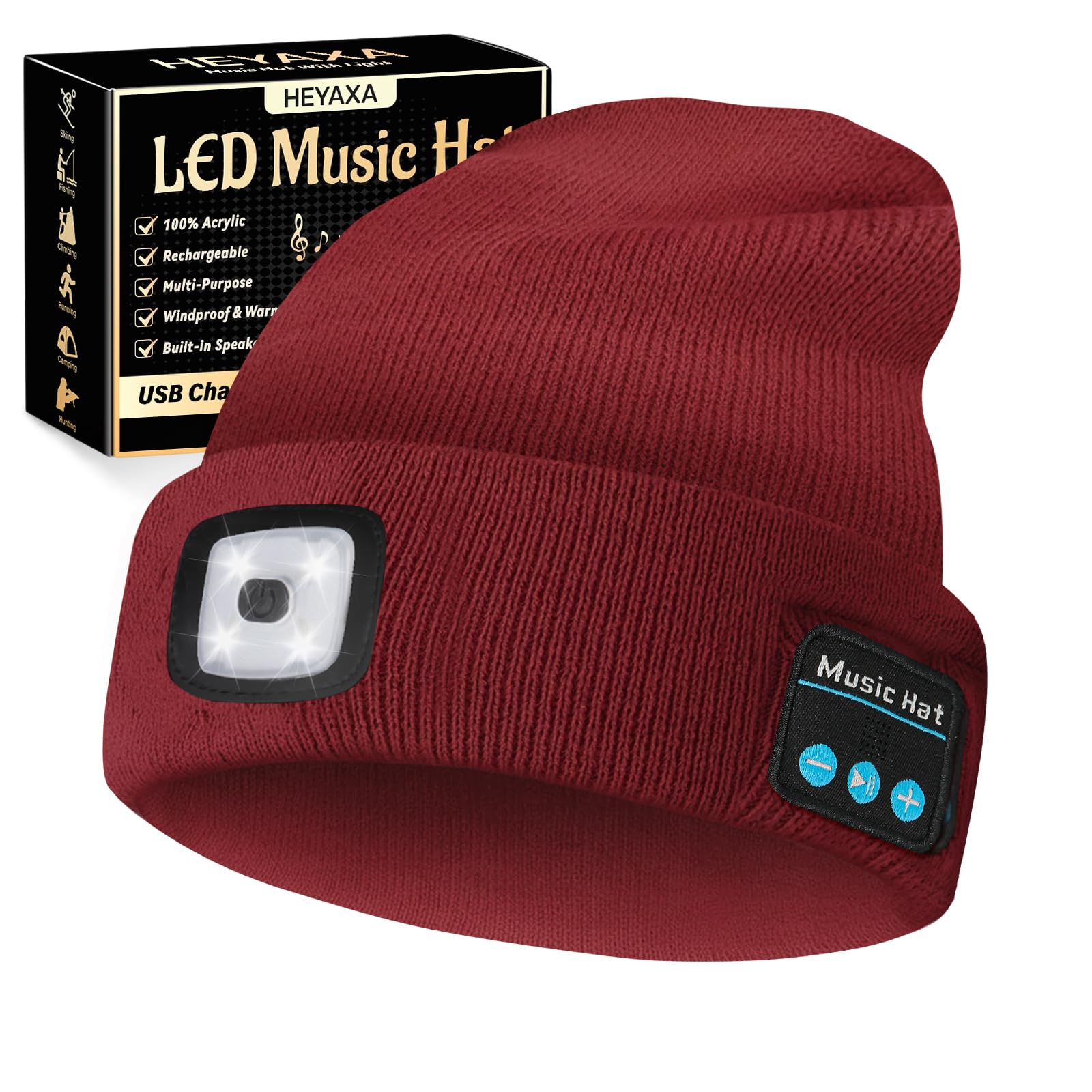 HEYAXA Bluetooth Beanie Hat