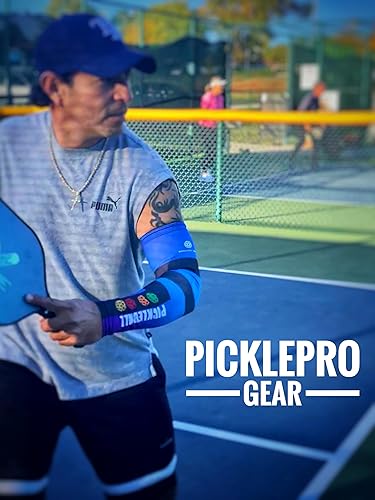 Miniatura 2 de Mangas de brazo de pickleball – Ajuste de compresión y protección UV – Mangas deportivas transpirables para jugadores – Tamaño M/L – 5 diseños