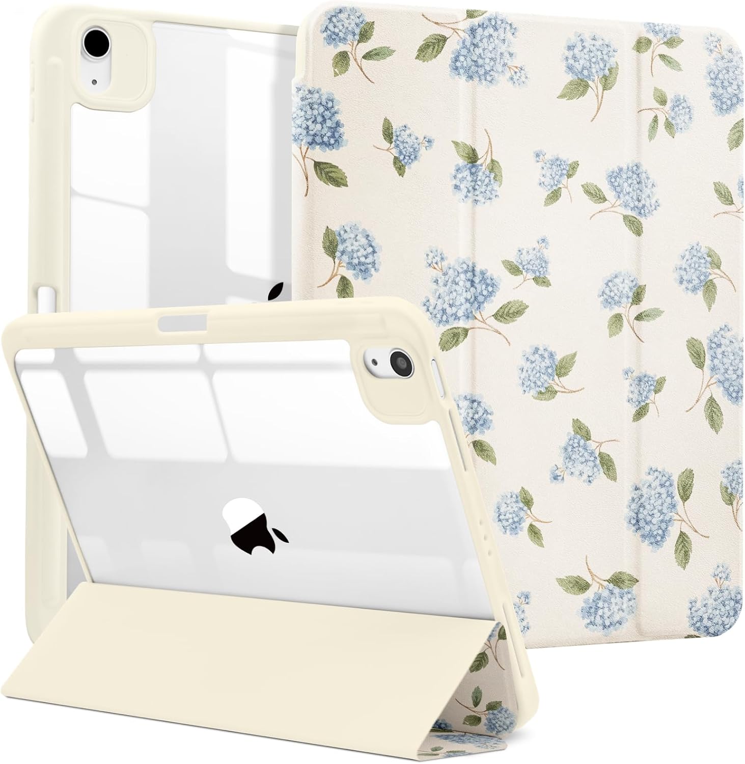 MrARTIST for iPad Air 11 Inch Case M4/M3/M2 10.9 with Pencil Holder, Plant