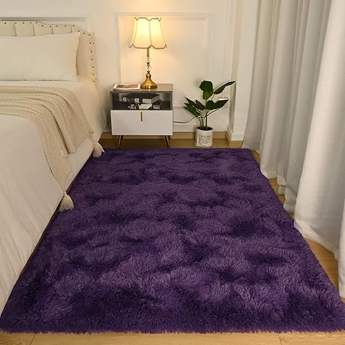 Softlife - Alfombras ultrasuaves y esponjosas para dormitorio de niños y niñas, cuarto de bebé, alfombra de 3 x 5 pies, moderna, de felpa, para