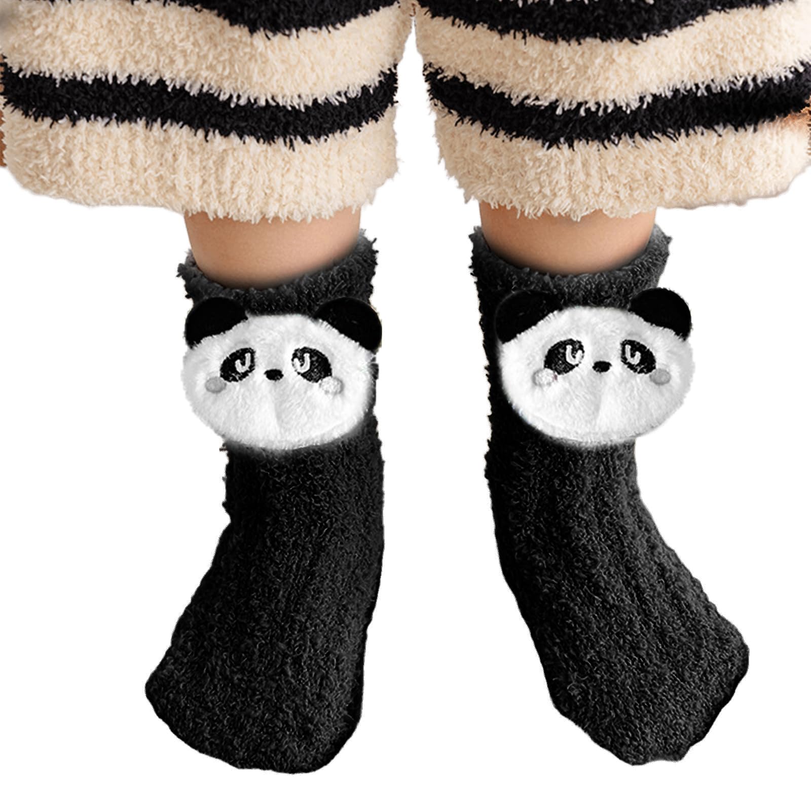 Chaussettes hautes épaisses pour enfants de 1 à 12 ans modèles chauds mi-mollet unisexes