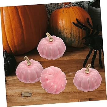 Amazon.co.jp: LIFKOME ハロウィン かぼちゃ 置物 10個セット ピンク
