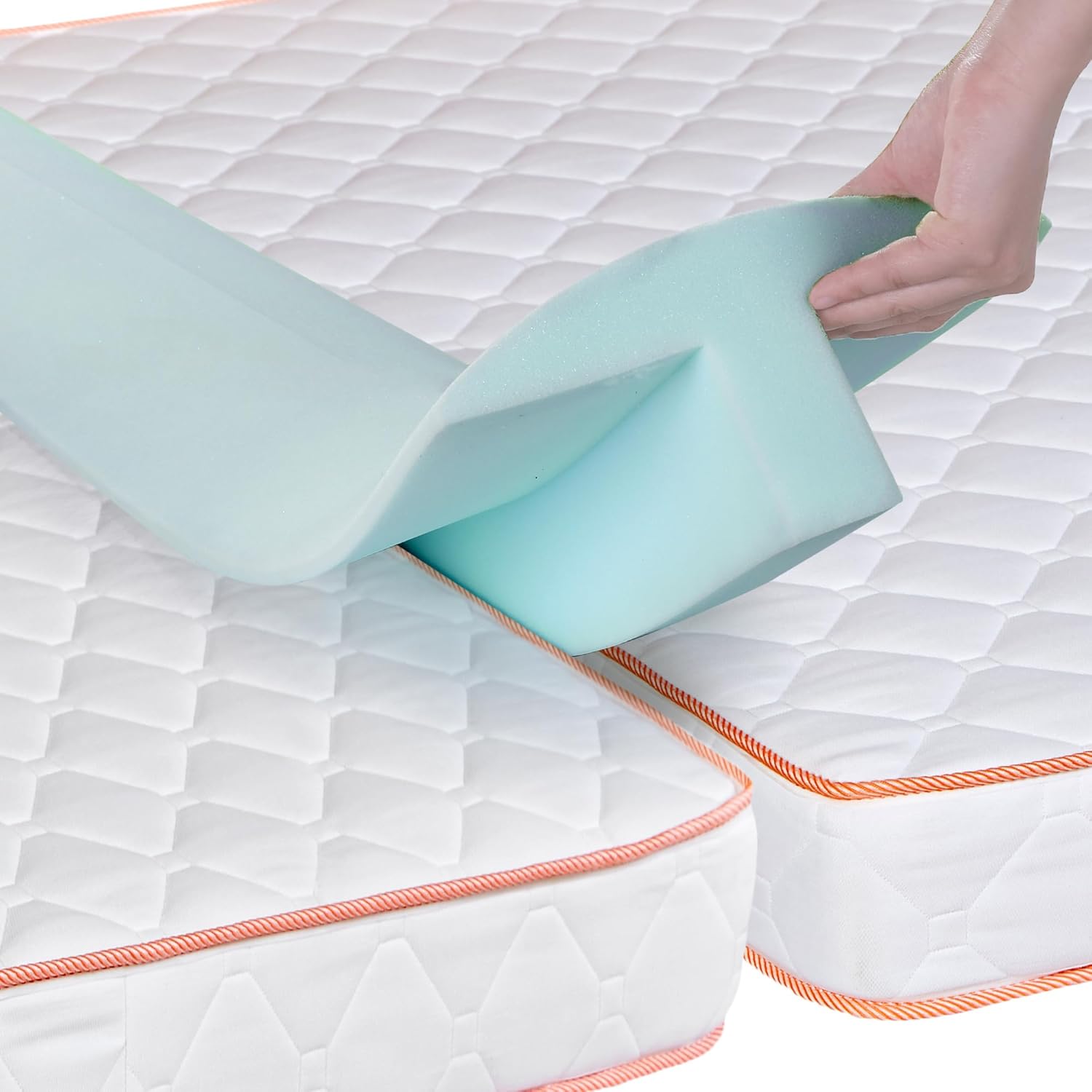 HOMBYS Twin to King Bed Converter Kit Bed Bridge