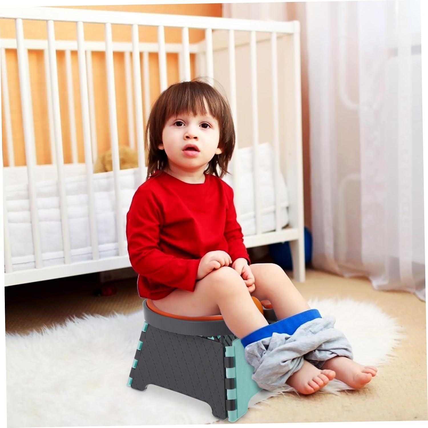 VICASKY Travel Toilet for Toddlers Portable Kids Potty Foldable Design Baby Toilet Simple but Practical for Home Car and Outdoor