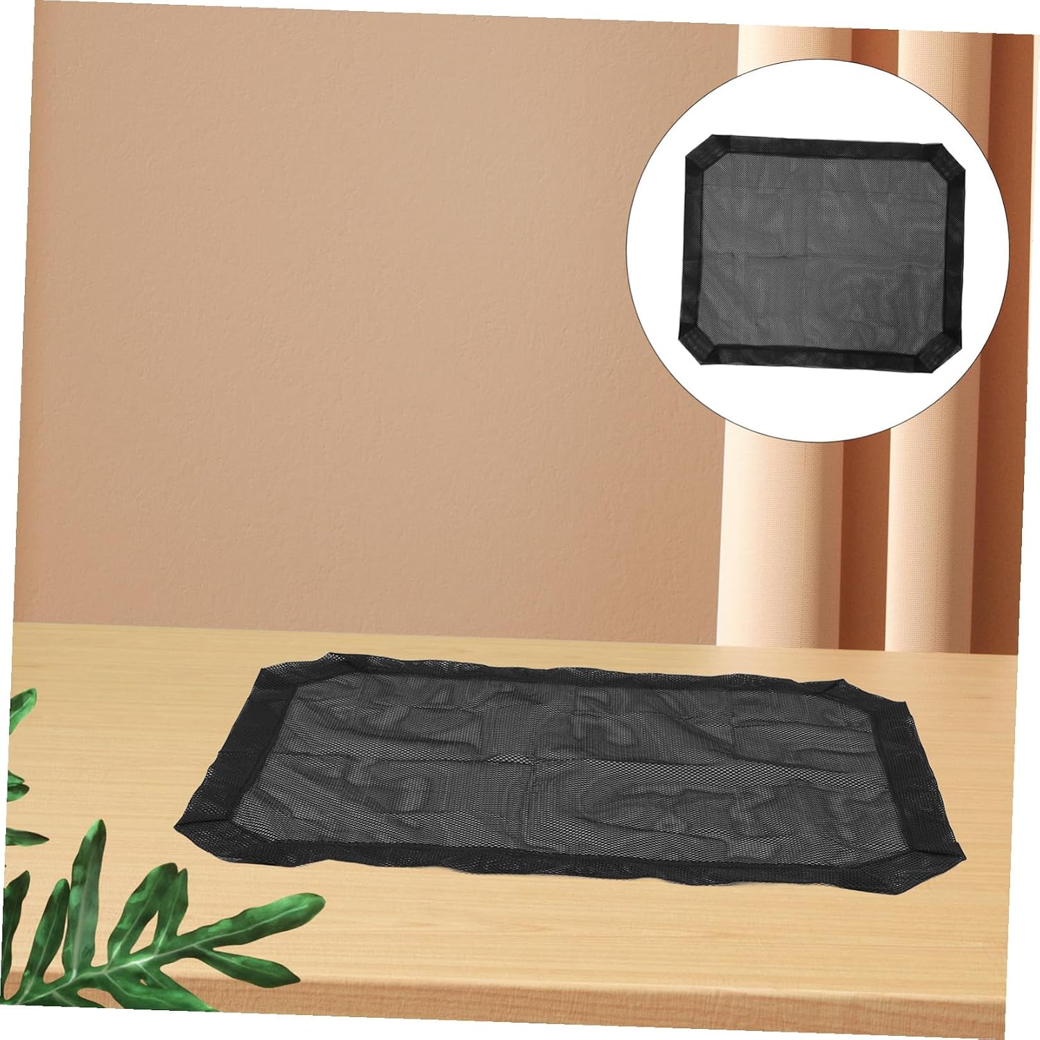 Washable Removable Mesh Pet Bed Cover for Elevated Dog Cot Breathable Four-Season Mesh Mattress Replacement Lightweight and Portable for Indoor Outdoor Use