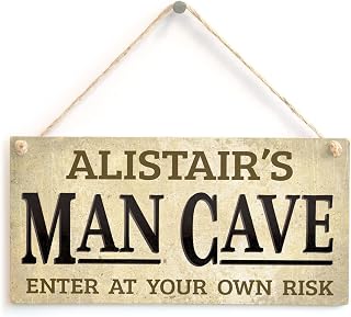 Personalised Man Cave Sign - Custom Bar Man Cave Wooden Plaque