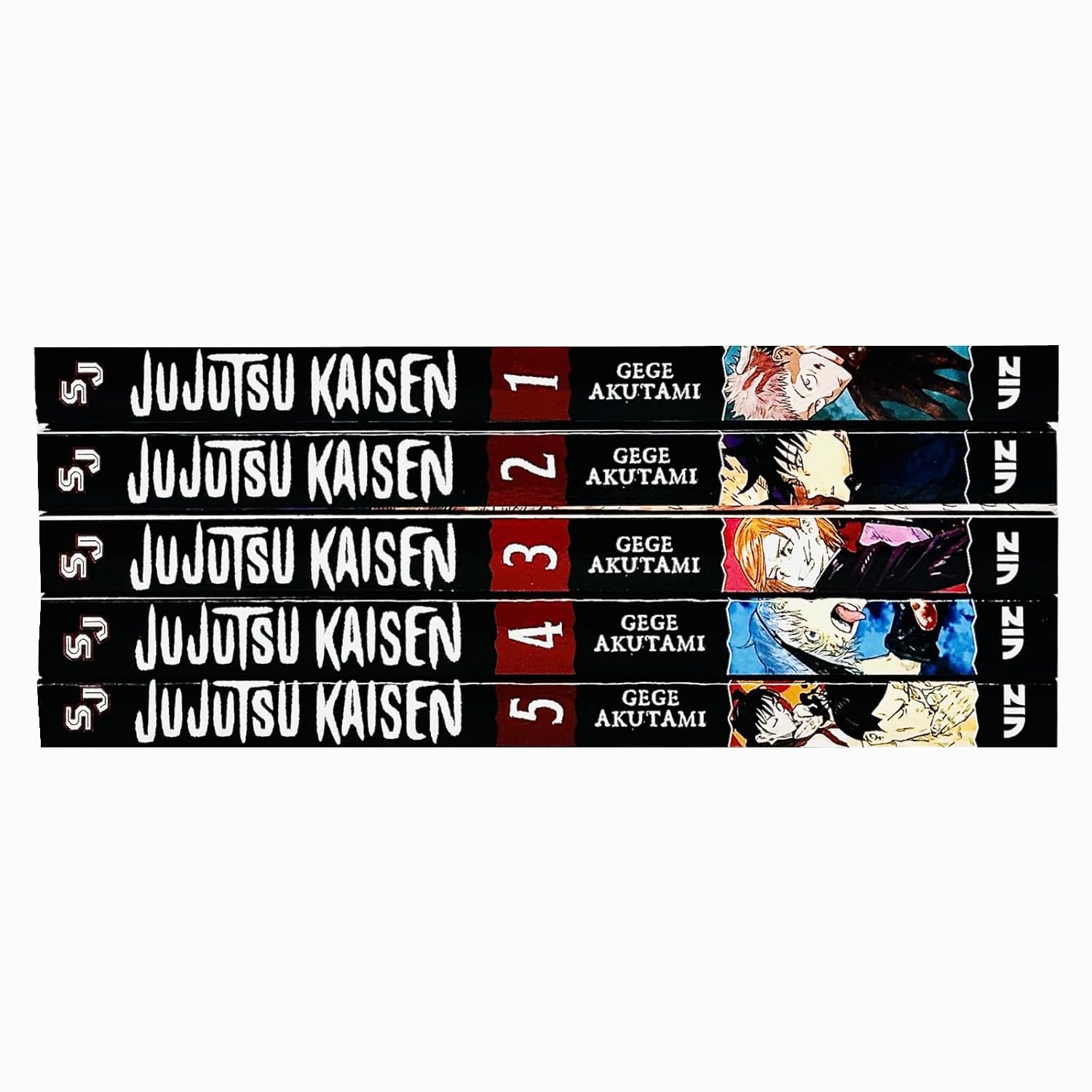 Jujutsu Kaisen Series Vol 1-5 Books Collection Set By Gege Akutami      Paperback