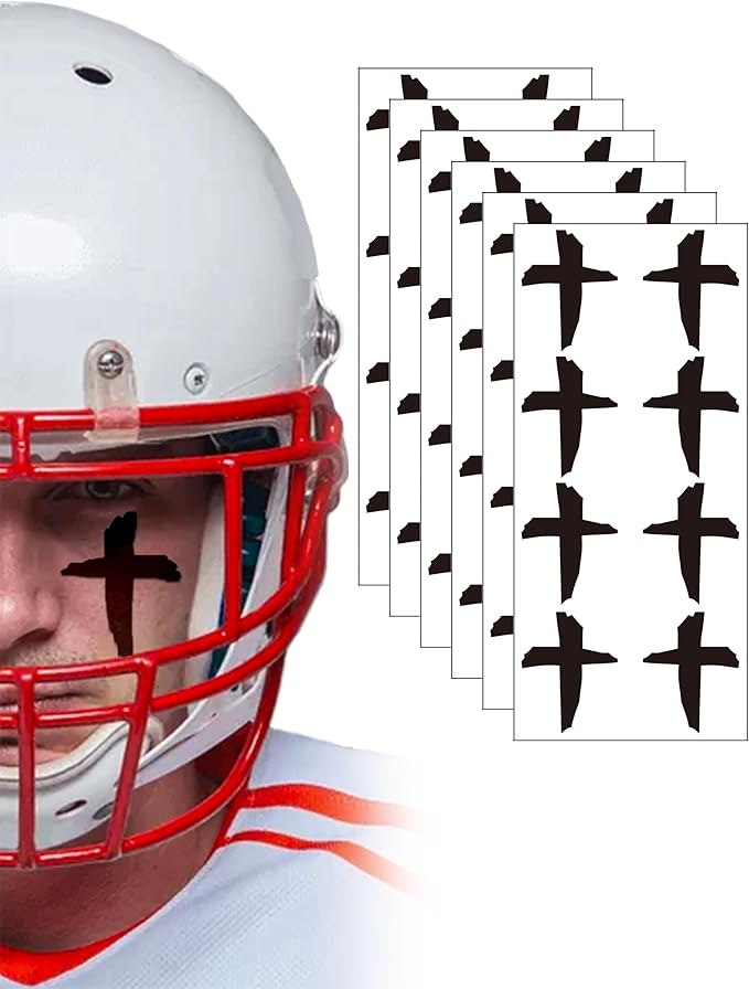 Amazon.com: Orgcity 24 Pairs Sports Eye Black Stickers for Men Women ...