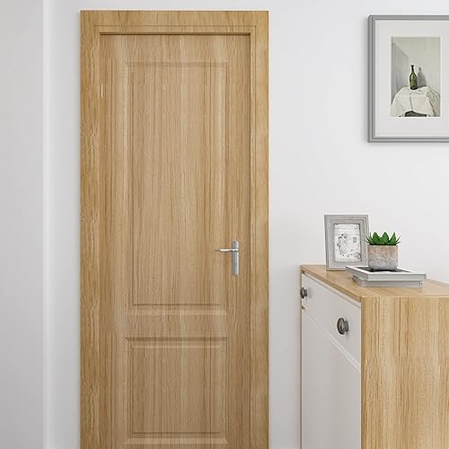 Miniatura 4 de CRE8TIVE Papel de contacto de madera marrón grueso, papel tapiz de madera para despegar y pegar, papel tapiz de madera texturizado extraíble,