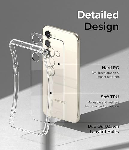 Miniatura 5 de Ringke Fusion Muestra la belleza natural Funda compatible con Samsung Galaxy S23 Plus funda transparente 5G para mujeres hombres parachoques