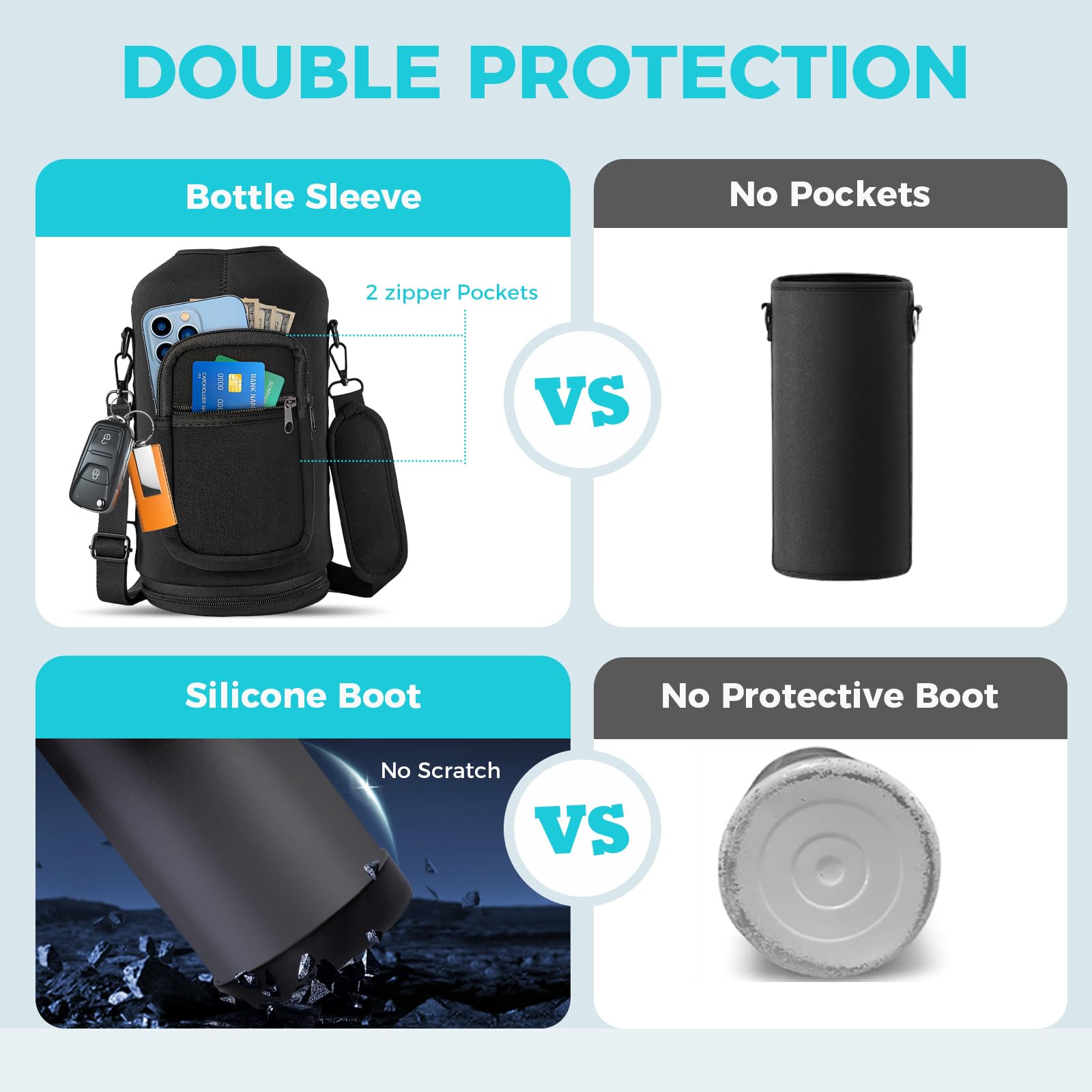 Botella de agua de 1 galón con pajita, jarra de agua de acero inoxidable de 128 onzas con bolsa de transporte, tapa de boquilla automática, mango de paracaídas, botellas de agua aisladas grandes,
