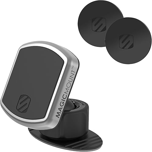 Miniatura 28 de Scosche MWPDB MagicMount Pro - Soporte magnético para teléfono de automóvil, soporte magnético fuerte para iPhone y Android, soporte magnético