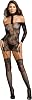 Womens Black Versatile Garter Dress
