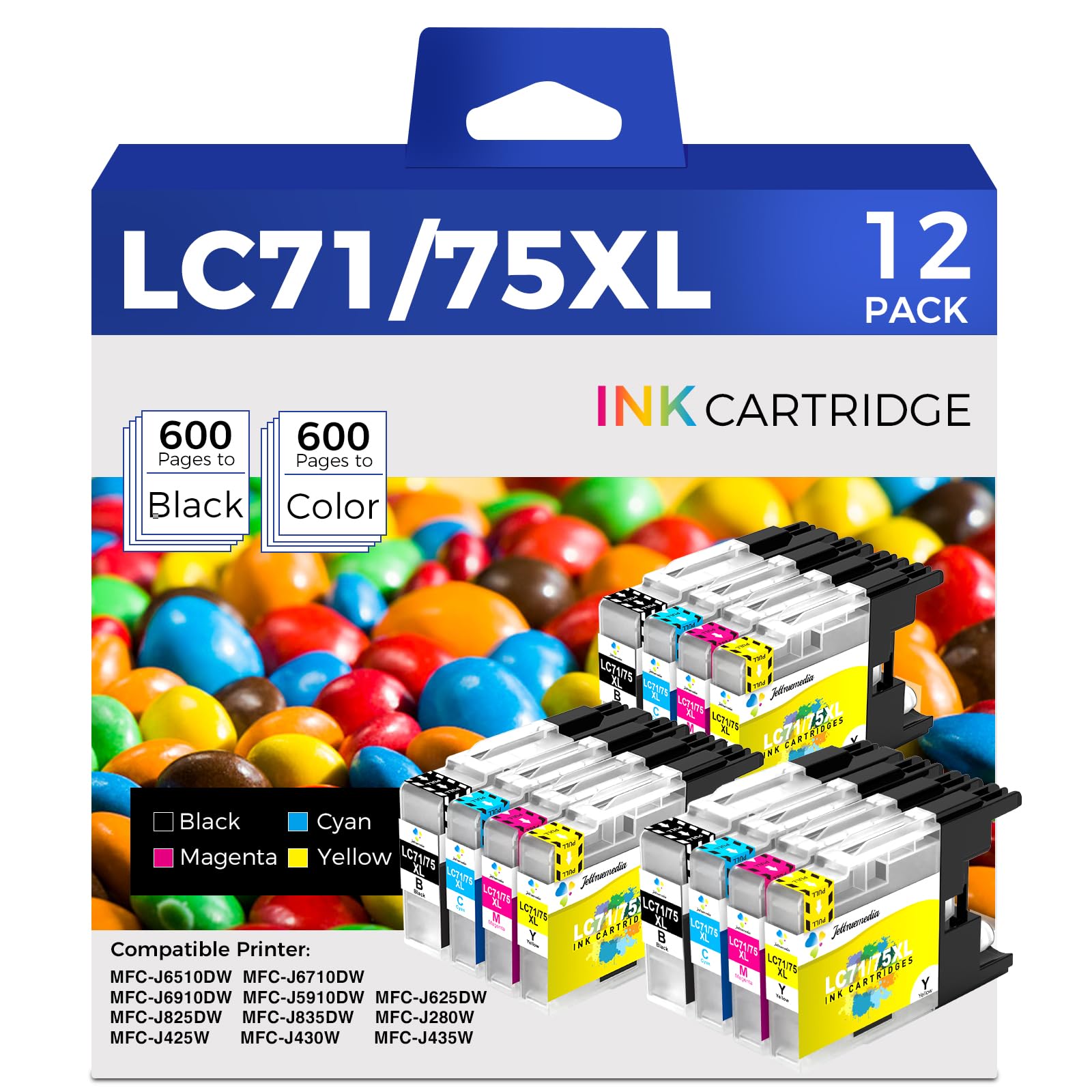 Amazon.com: 12-Pack LC75XL LC79XL LC71XL Ink Cartridges