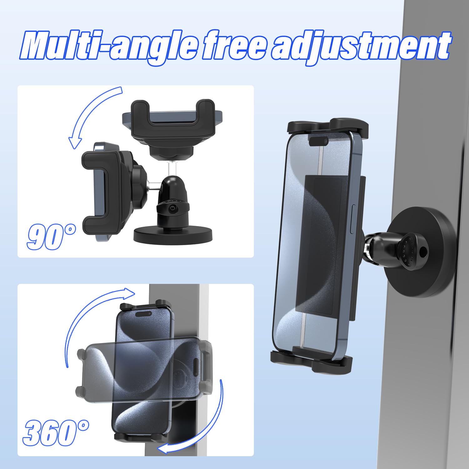 LYFICCS Magnetic Tablet Mount for Wall & Metal Surface, Base Holder for Fridges/Shelf/Whiteboard Compatible with iPad Pro 12.9