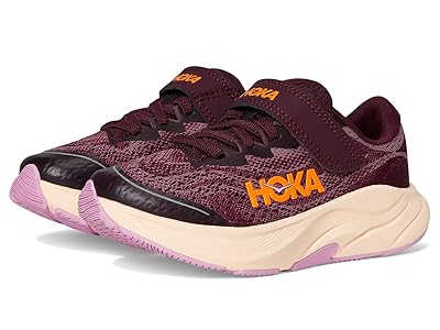 Hoka Kids Rincon 4 (Little Kid) Kids Shoes Black Cherry/Classic Mauve : 3 Little Kid M, Textile