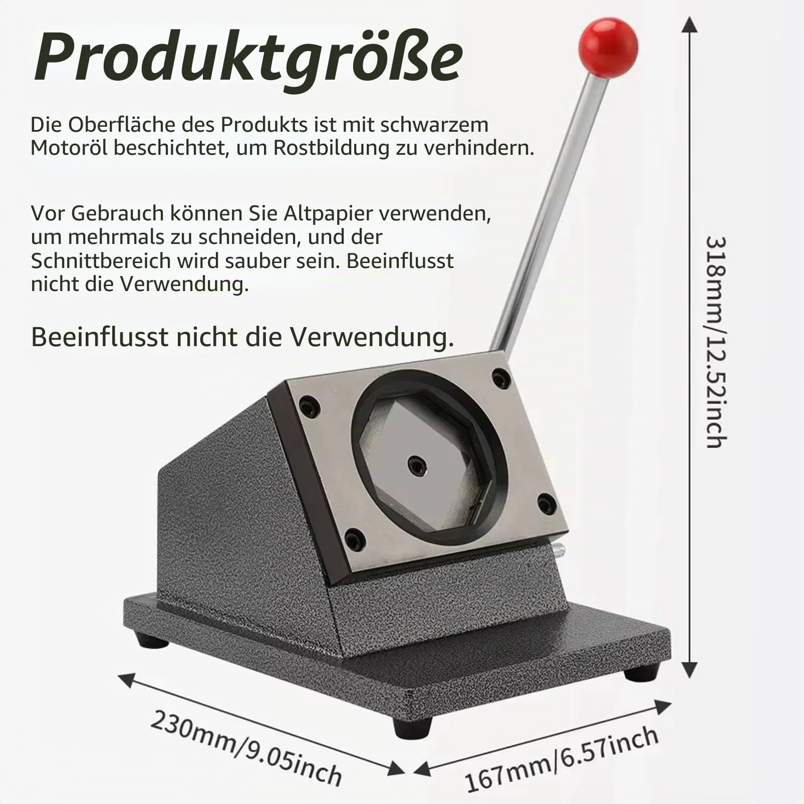 Fotomagnetmaschine, DIY Kühlschrankmagnete Pin Maker Maschine, mit 100 Sets Verbrauchsmaterialien + Papierschneidemaschine, Button Badge Maker
