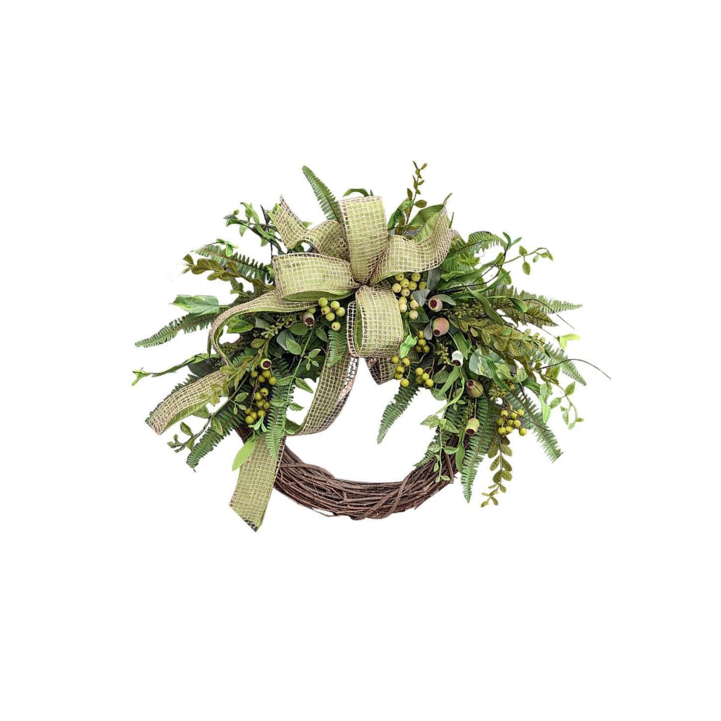 LIXSAZSE Wall Decor Thanksgiving Wreath Halloween Party Front Door Colorful Garlands Artificial Floral Arrangement Fall Autumn Style Wall Decor Fall Autumn